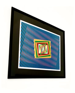 Original Hand-signed and numbered Lithograph "Optical Emotion" by Ferruccio Gard - BOCCARA ART Online Store