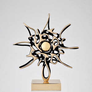 Kinetic Bronze Sculpture "Disco Sole" by Gianfranco Meggiato - BOCCARA ART Online Store