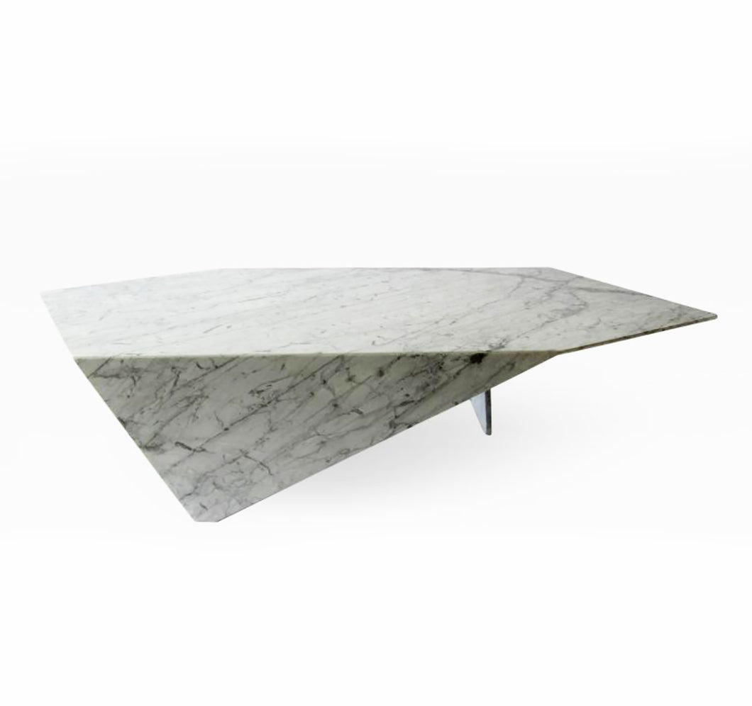 Italian Modern Carrara Marble Coffee Table - BOCCARA ART Online Store