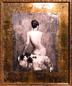 "Sensualite" from the famous "Sensuality" Series, Mirror, Eglomize - BOCCARA ART Online Store