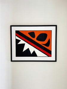 Hand-signed and numbered lithograph "La Grenouille et la Scie" by Alexander Calder - BOCCARA ART Online Store