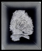Load image into Gallery viewer, &quot;Diamond Fingerprint&quot; by Johnathan Schultz, made of 9,225 diamonds - BOCCARA ART Online Store