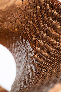 Kinetic sculpture made from coins "Circle VII" by Kim Seungwoo for BOCCARA ART - BOCCARA ART Online Store