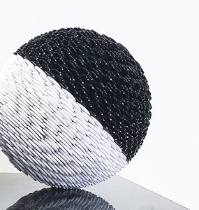 Kinetic sculpture made from buttons "Circle XXXIV" by Kim Seungwoo for BOCCARA ART - BOCCARA ART Online Store
