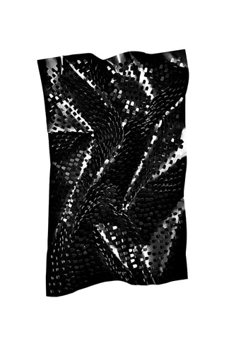 Black Android Aluminium Wall Sculpture by María Villalón - BOCCARA ART Online Store
